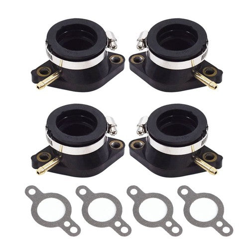 Solid Spare Carburetor Intake Manifold Boot Set For Yamaha XJ550 Maxim Seca XJ550R 1981-1983