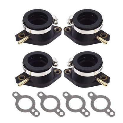Solid Spare Carburetor Intake Manifold Boot Set For Yamaha XJ550 Maxim Seca XJ550R 1981-1983