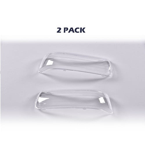 Solid Spare Fit For 99-02 Chevy Silverado 1500 2500 3500 Clear Headlight Replacement Lens