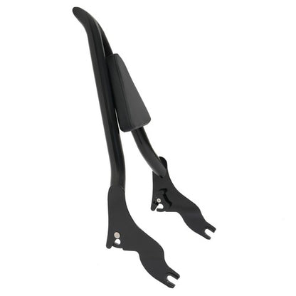Solid Spare 28" Tall Passenger Backrest Sissy Bar For Harley Road King Street Glide 2009-25