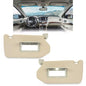 Solid Spare Pair LH+RH Sun Visor For 2013-18 Nissan Pathfinder /2014-17 Infiniti QX60 W/Lamp