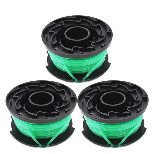 Solid Spare 3 PC SF-080 Auto Feed String Trimmer Spool Line Replacement for Black & Decker