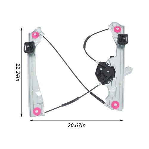 Solid Spare For CHEVROLET Colorado 2015-20 NEW Electric Window Actuator Assembly FL 84166384