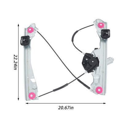 Solid Spare For CHEVROLET Colorado 2015-20 NEW Electric Window Actuator Assembly FL 84166384