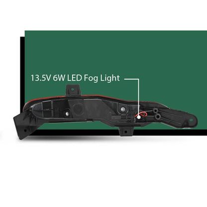 Solid Spare Fit For 18-22 Land Rover Range Rover Velar Rear Bumper Fog Lamp Light Left Side