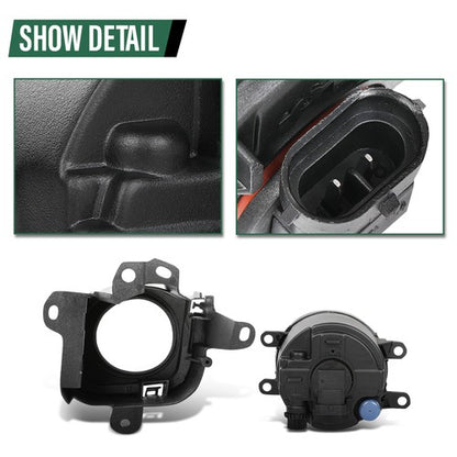 Solid Spare Fog Lights Driving Lamps w/ Bulbs+Wiring+Switch Fit For 2010-2011 Toyota Prius