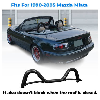 Solid Spare Stainless Steel Polishing Euro Style Roll Bar For 1990-2005 Mazda Miata MX5
