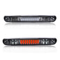 Solid Spare Fit For 2007-2014 Silverado Sierra Smoke/Chrome LED Third Brake Light Cargo Lamp