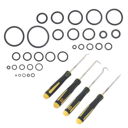 Solid Spare 1540 Pcs 32 Size O-Rings Kit Nitrile Rubber Oring Assortment with 4 Hook Set