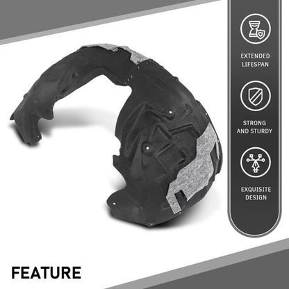 Solid Spare Fit For 12-18 Audi A7 Quattro S7 RS7 Front Fender Liner Splash Shield Left Side