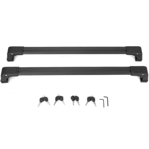 Solid Spare For Kia Soul 2014-2019 Aluminum Roof Rack Rail Cross Bars Luggage Cargo Carrier