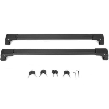 Solid Spare For Kia Soul 2014-2019 Aluminum Roof Rack Rail Cross Bars Luggage Cargo Carrier