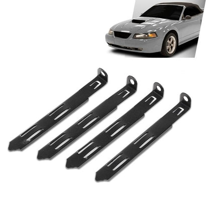 Solid Spare Headlight Mounting Retainer Tab Clips Fit For 99-04 Mustang or Cobra Set of 4