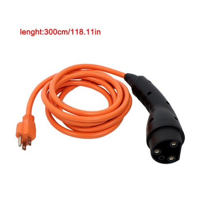 Solid Spare Fits For Evolution ICON EV Golf Cart Charger Power Cord 120V 3 Pin New