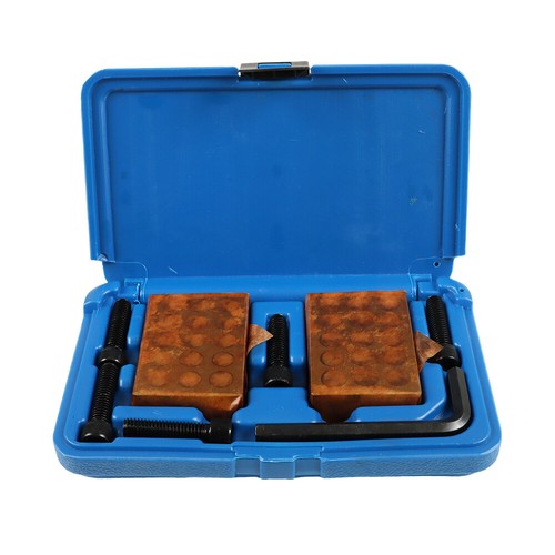 Solid Spare 8 Piece 1-2-3 123 Precision 23 Hole Block Set With Screws & HEX KEY Case New