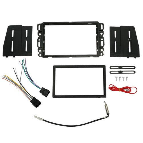 Solid Spare Double Din Dash Kit Stereo Radio Wire Harness FOR Buick Chevy 06-14