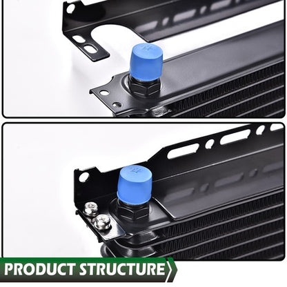 Solid Spare Universal Aluminum Mounting Bracket Short Engine Oil Cooler Radiator Adapter
