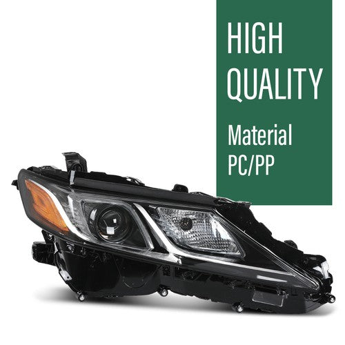 Solid Spare Fit For 2018 -2022 Toyota Camry LE SE Passenger Side Headlamp Headlight Right