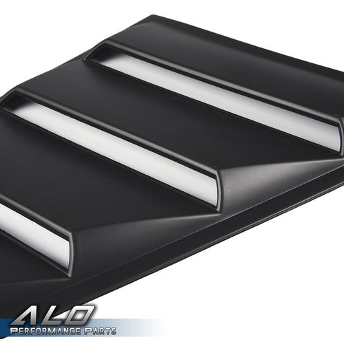 Solid Spare For Ford Mustang 2015-2021 Side Quarter Window Louvers Rear Sun Shade Cover