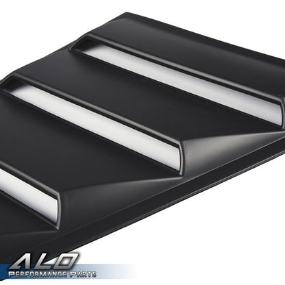 Solid Spare For Ford Mustang 2015-2021 Side Quarter Window Louvers Rear Sun Shade Cover