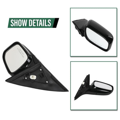 Solid Spare Fit For 03-07 Honda Accord Manual Folding Power Mirror Driver & Passenger