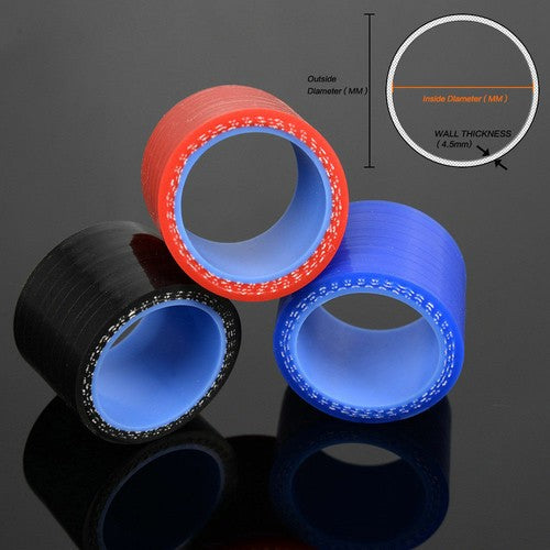 Solid Spare 63mm - 102mm Silicone 45 Degree Elbow Reducer Pipe Hose Blue