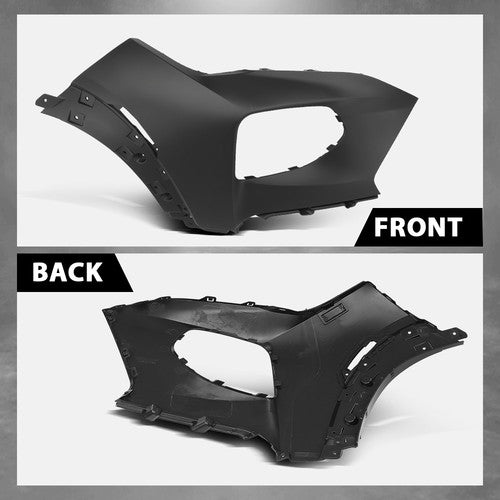 Solid Spare Front Upper Bumper Cover Right Side Fit For 2021 2022 2023 Chevy Trailblazer