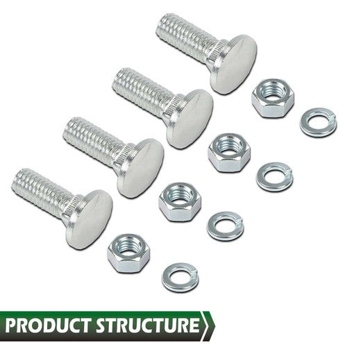 Solid Spare Front Rear Bumper Bolts Fit For Ford 7/16-14x1-1/4" Capped Round Head New