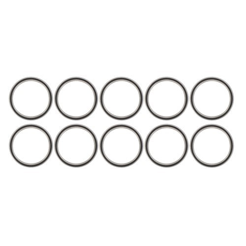 Solid Spare 10 Pack 6710-2RS Deep Groove Ball Bearings 50x62x6mm, Chrome Steel Rubber Seals