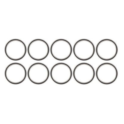 Solid Spare 10 Pack 6710-2RS Deep Groove Ball Bearings 50x62x6mm, Chrome Steel Rubber Seals