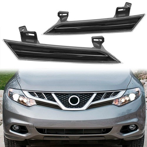 Solid Spare 2Pcs For Nissan Murano 2009 - 2014 Left+Right Side Reflector Headlight Panel NEW