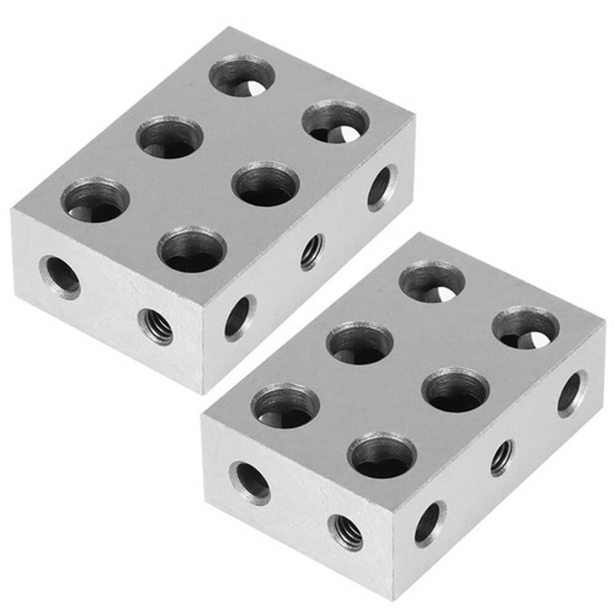 Solid Spare Matched Pairs Ultra Precision 1-2-3 123 Block Set 11 Holes 0.0001" USA