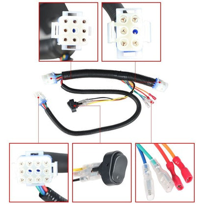 Solid Spare For Club Car Precedent 2004-08 Golf Cart LED Headlight Tail Light Kit