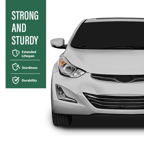 Solid Spare Fit For 2014-2016 Hyundai Elantra Air Dam Deflector Lower Valance Apron Front