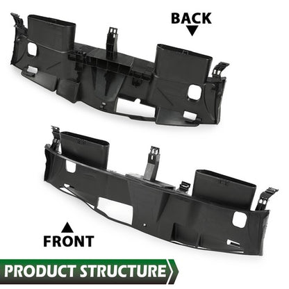 Solid Spare Fit For 2010-2013 Mercedes-Benz W212 E350 Radiator Fan Shroud Upper Cover Shield