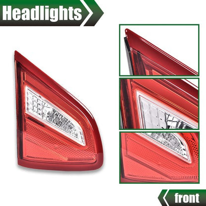 Solid Spare Fit For 16-18 Nissan Altima Rear Left Side Inside Tail Light Brake Lamp