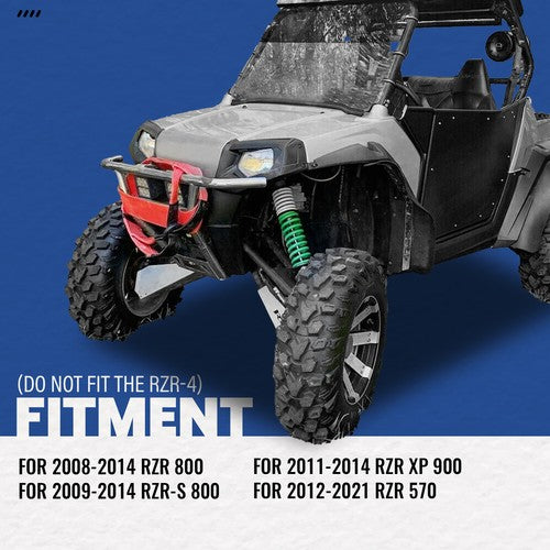 Solid Spare Complete Aluminum Doors Set For 2008-2021 Polaris RZR/RZR-S XP 570 800 900