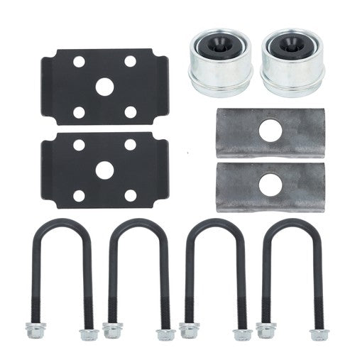 Solid Spare 4 lug-4' 54' HF 2K 2000lbs Trailer Axle w/ U-Bolt Kit For RVs trucks trailers
