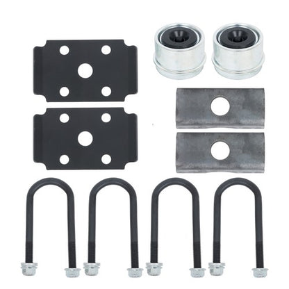 Solid Spare 4 lug-4' 54' HF 2K 2000lbs Trailer Axle w/ U-Bolt Kit For RVs trucks trailers