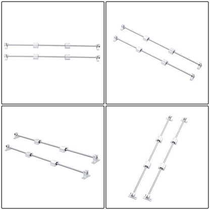 Solid Spare 2Pcs 8×600mm Linear Motion Rail Shaft Slide Guide w/ 4 SCS8UU Bearing & SK8 Rail