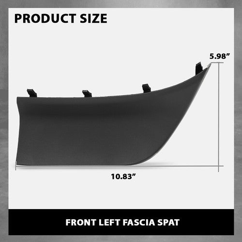 Solid Spare Fit For 2021-2024 Jeep Grand Cherokee L Front Left Side Fascia Spat 68421753AB