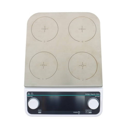 Solid Spare Digital Multi Position Magnetic Stirrer With Heating 4 Position 4*500ml Volume