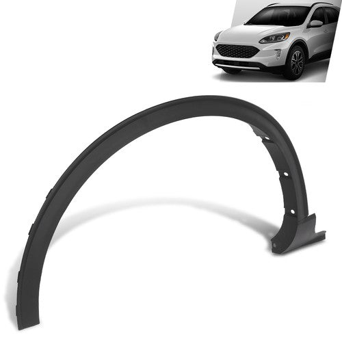 Solid Spare Front Left Side Fender Flare Wheel Arch Molding Fit For 2020-2024 Ford Escape