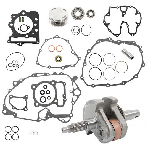 Solid Spare FOR HONDA TRX 400 EX ENGINE REBUILD KIT CRANKSHAFT PISTON GASKETS 1999-2004