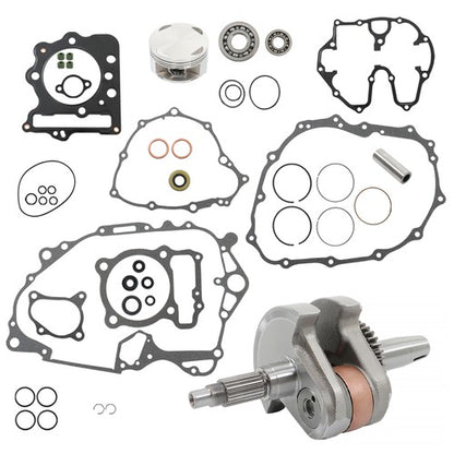 Solid Spare FOR HONDA TRX 400 EX ENGINE REBUILD KIT CRANKSHAFT PISTON GASKETS 1999-2004