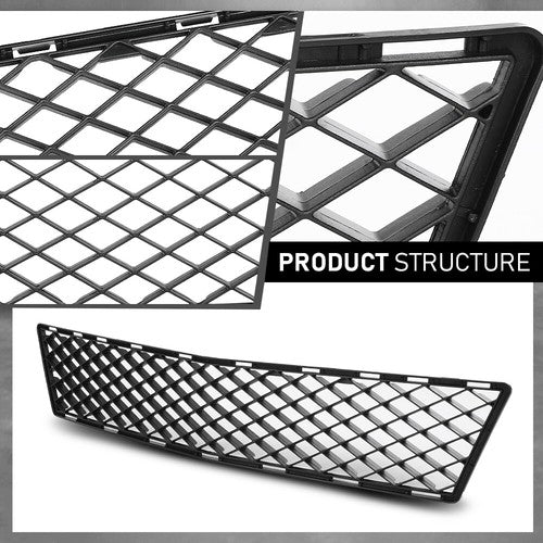 Solid Spare Front Bumper Grille Grill Fit For 2010-2012 Mercedes-Benz GLK350 MB1036129