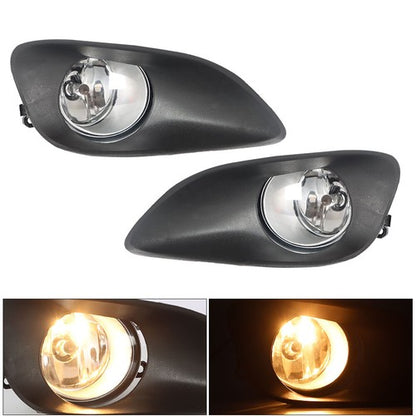Solid Spare Driver+Passenger Side Fog Lights For 2007-2011 Toyota Yaris Halogen Headlights