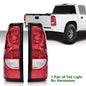 Solid Spare Fit For 03-06 Chevy Silverado Pickup Red Clear Tail Lights Brake Lamps