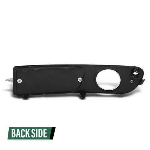 Solid Spare Fog Light Bezel Lamp Cover w/ Chrome Trim Right Side Fit For 2007-2013 Volvo S80