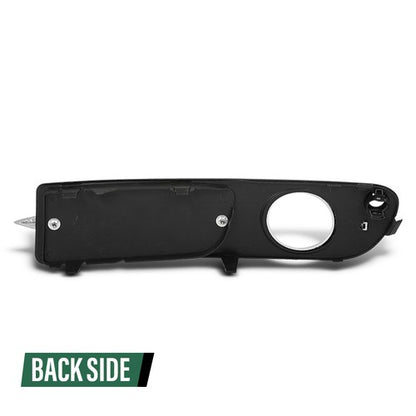 Solid Spare Fog Light Bezel Lamp Cover w/ Chrome Trim Right Side Fit For 2007-2013 Volvo S80
